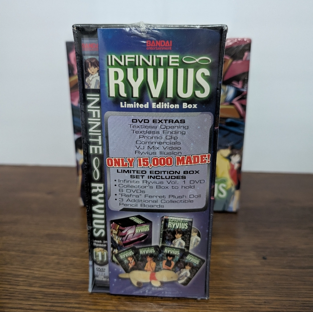 Infinite Ryvius Anime Limited Edition Box set Sealed 2003 Bandai Sunrise
